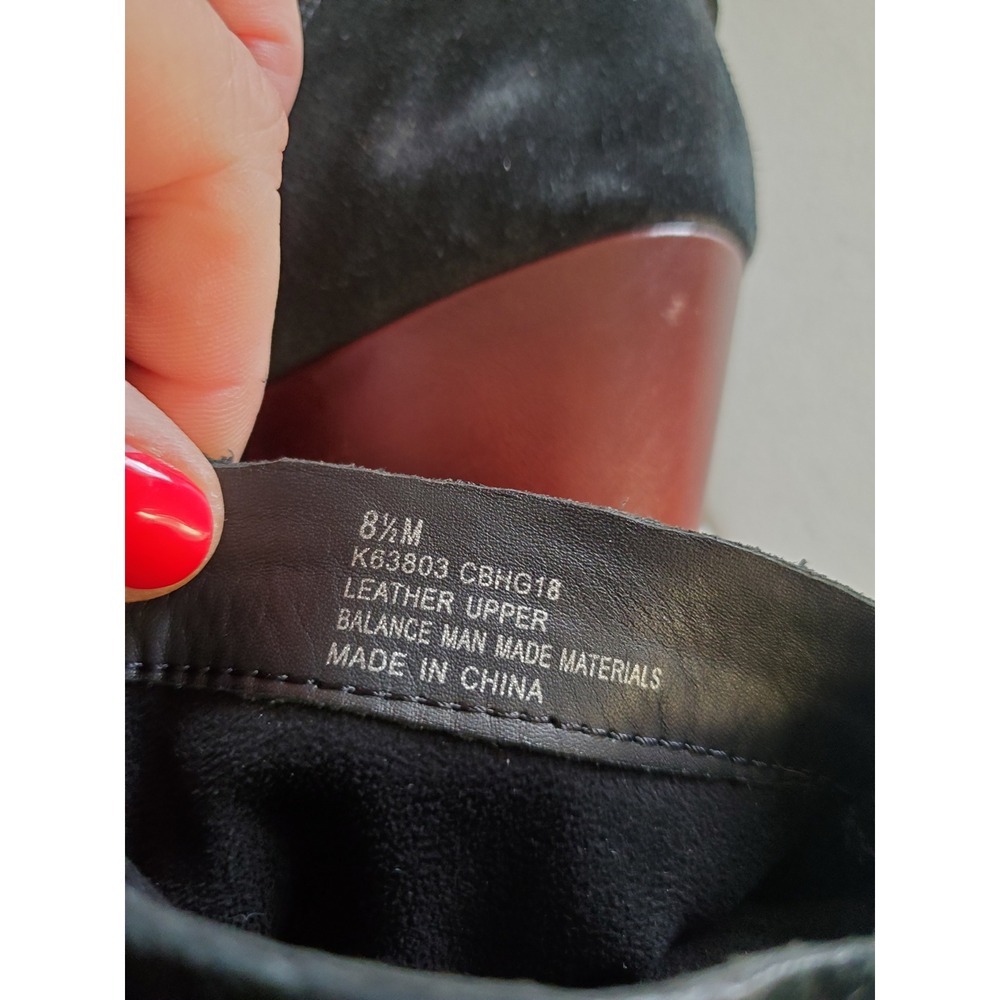 Kork‎ Ease Pavan Black Suede Block Heel Knee High Boots Women's Size 8.5 - Picture 2 of 9